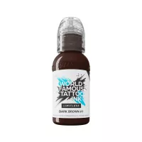 World Famous Limitless Tattoo Ink Dark Brown 1 30 ml